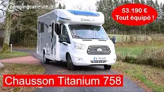 Chausson Titanium 758, tout équipé avec boite auto Ford : 53.190 €