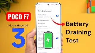 POCO F7 HyperOS Battery Draining Test 🔥🔥🔥🔥
