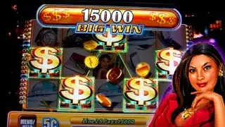 BIG BIG BIG WIN!!! on RISING FORTUNES -  5c WMS Video Slots