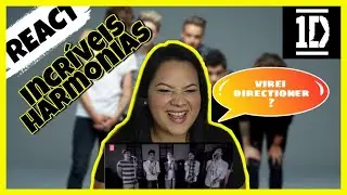 Vocal Coach reage a ONE DIRECTION- Incríveis Harmonias. Reagindo React Reação