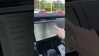 How to turn on/off automatic access height #rangerover #2025rangerover #landrover