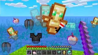 MINECRAFT BUT FISHING Drops op items