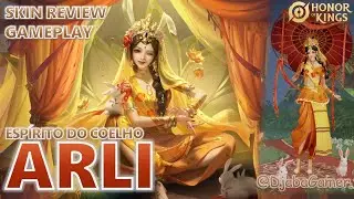 USANDO ESSA SKIN PELA PRIMEIRA VEZ! ARLI - ESPÍRITO DO COELHO | HONOR OF KINGS