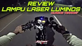 REVIEW LAMPU LED LASER LUMINOS DI JALAN !!!