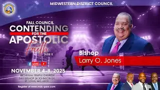 2025 MDC Fall Council | Bishop's Night| Bishop Larry O. Jones