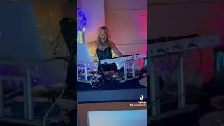 Fun Female DJ with Glow Wings - DeeJay Shelly Spins at the Lucy in Philadelphia PA for the Think IBA