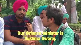 Congress protesters at the Rafale protest rally don't know who the defence minister is