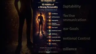 10 Powerful Habits That Build a Strong Personality 🧠✨#shorts #viral #motivation #success #habits