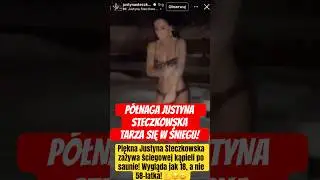 Piękna Justyna Steczkowska zażywa ściegowej kąpieli po saunie! Wygląda jak 18, a nie 58-latka! 💪😀