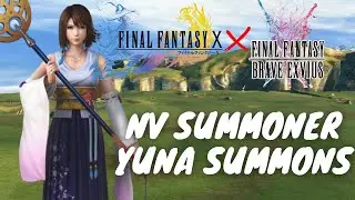 NV Summoner Yuna LUCKY summons: Final Fantasy Brave Exvius Global