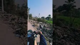 DUMPING AREA OF VILLAGE | #youtubeshorts #motovlog #minivlog #vlog #village #dumplings