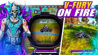 V-FURY ON FIRE 🔥 most Dangerous gun in indus battle royal game #indusbattleroyalgame
