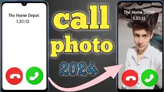 How to change call background photo 