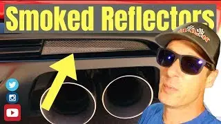 Smoked Rear Diffuser Reflectors - Camaro