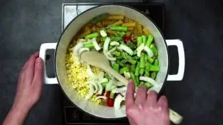 One Pot Spring Veggie Pasta