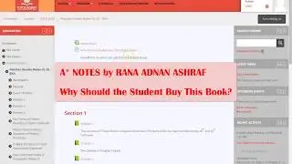 Pakistan Studies Notes OL (S) - RAA - Why Student Should Buy