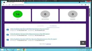 Citrix outage | Citrix cloud health check portal | Citrix cloud |