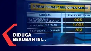 Ada 3 Draf Final UU Cipta Kerja, Diduga Berubah Isi