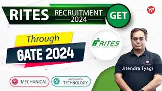 RITES GET Recruitment through GATE 2024 for Mechanical & Information Technology
