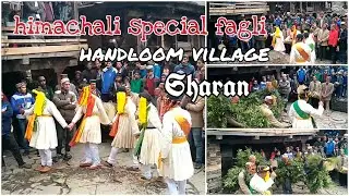 Himachali special fagli || handloom village sharan || Sharan fagli || mukhota nritya