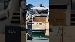 🚤 BLUEGAME  BG54 YATCH STAND GENOA PREMIERE #yatch #shortvideo #sea #short #shorts