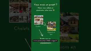 #constructionbois en cours ✨🏠 dans les Vosges 🏔️ #maisonbois #vosges