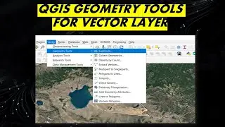 QGIS Geometry Tool for Vector Layers: Multipart , delauney qgis #qgistutorials #qgis #geomaticsgate