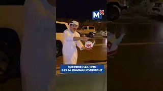 Hail in the UAE as temperatures drop to 0.9&deg;C &mdash; a rare winter moment!