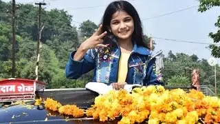Super Dancer 4 Ki Contestant Anshika Rajput Ka Home Town Nepanagar Me Jordar Swagat