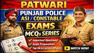 GK GS for Punjab police Patwari and all other upcoming exams