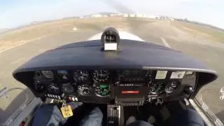 Diamond DA40D Landing LFNE 02112014