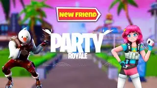 This Random Girl Became My Fortnite Bestie 🤝 (Party Royale Moments)