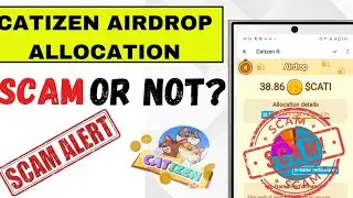 CATIZEN AIRDROP IS SCAM OR NOT ? 🚨 |How to check Allocation | CATI Price Prediction & Staking Guide
