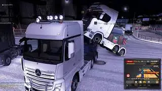 ETS2MP NCZ Hack - Duisburg & Calais Madness - 30 Mins of Pure Fun (No Admins lol)