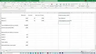 Cr&eacute;er un simulateur Excel cr&eacute;dit immobilier &agrave; mensualit&eacute; progressive