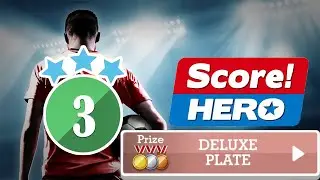 Score! Hero - DELUXE PLATE Event - level 3 Walkthrough - 3 Stars #shorts