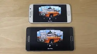 GTA San Andreas Samsung Galaxy S6 vs. Samsung Galaxy Note 4 Gameplay - Which Is Better?