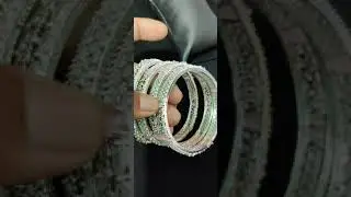 Gold Plated Cubic zircon Bangles Set #goldplated #trending #fashion #bangles #india #collection #new