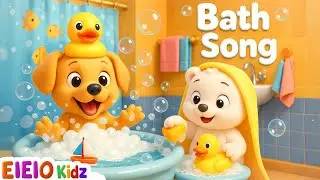 Nursery Rhymes for Kids 🛁🎶 | Bath Song | Interactive & Fun Clean-Up Time | EIEIOKIDZ 👶🧼