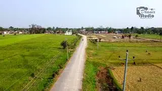 Budhiganga_Hatthimuda Morang Aerial View | Drone over Road | DJI Mavic Mini Footage