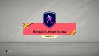 Fifa 20 Throwback UCL Marquee Matchups