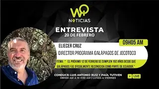 Eliecer Cruz, Director programa Gal&aacute;pagos de Jocotoco.