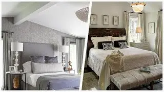 75 Large Bedroom With Gray Walls Design Ideas You'll Love 🌈