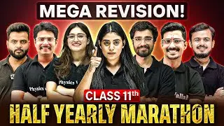 Class 11 Half Yearly Marathon 2025🔥| Biggest Announcement | Physics Wallah