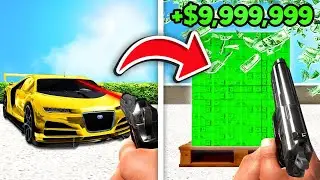 כל מה שאני יורה בו הופך לכסף בGTA V!