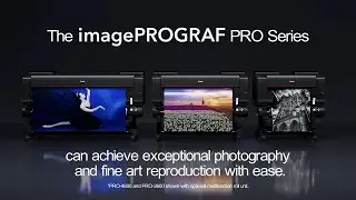 Canon imagePROGRAF PRO Series Large Format Printers