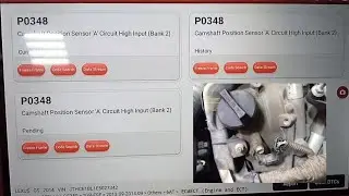 P0348 camshaft position sensor 'A' circuit high input bank (2)