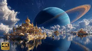 Golden Cities Above the Clouds | A Serene Celestial Palace Journey