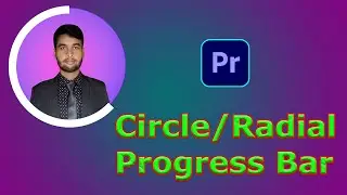 How to create circular progress bar in adobe premiere pro / Radial progress bar in premiere pro