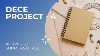 DECE Project-4 | Activity-21: SHORT AND TALL | Sarojini Study Point
